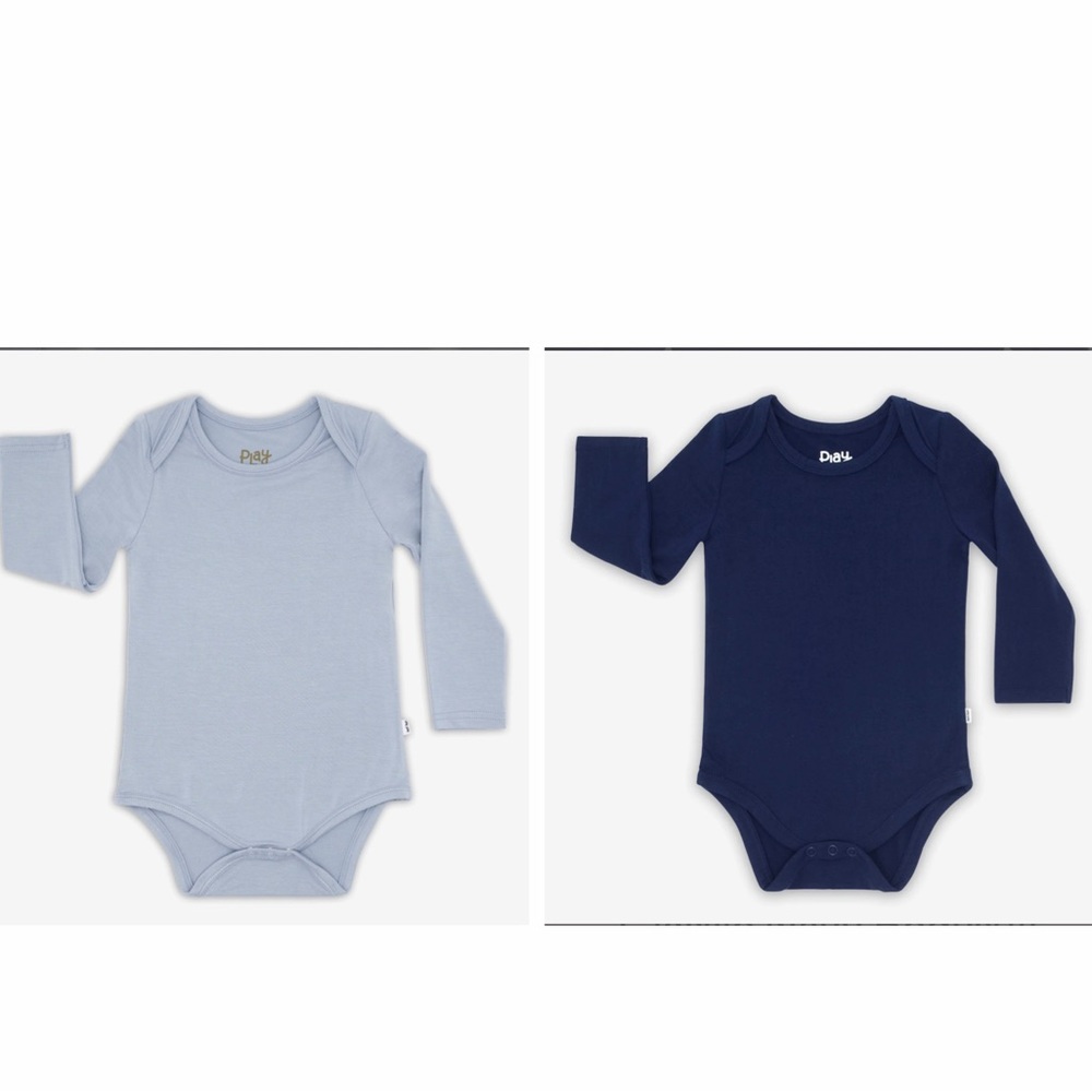 Set of 2 Little Sleepies Signature Bodysuits Size 3-6 Months